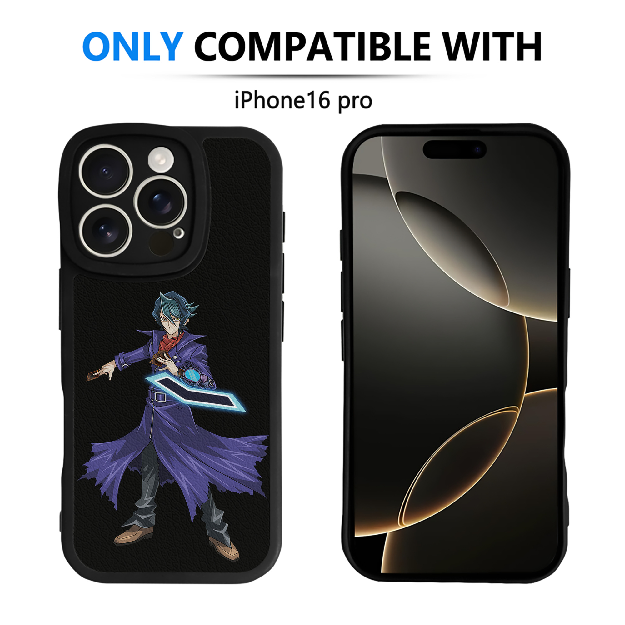 遊☆戯☆王 Yu-Gi-Oh! 【iPhone 16シリーズ対応】シリコンスマホケース（レザー調） 材質：シリコン
